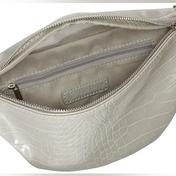 The Drop Preston Crocodile Embossed Women's Bag - Picture 3 of 4